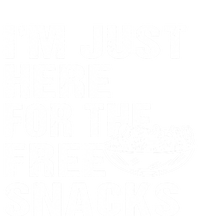 Im Just Here For The Free Snacks Funny Meaningful Gift Mesh Reversible Basketball Jersey Tank