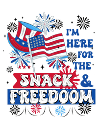 Im Here For The Snacks And Freedom 4th Of July Gift Poster