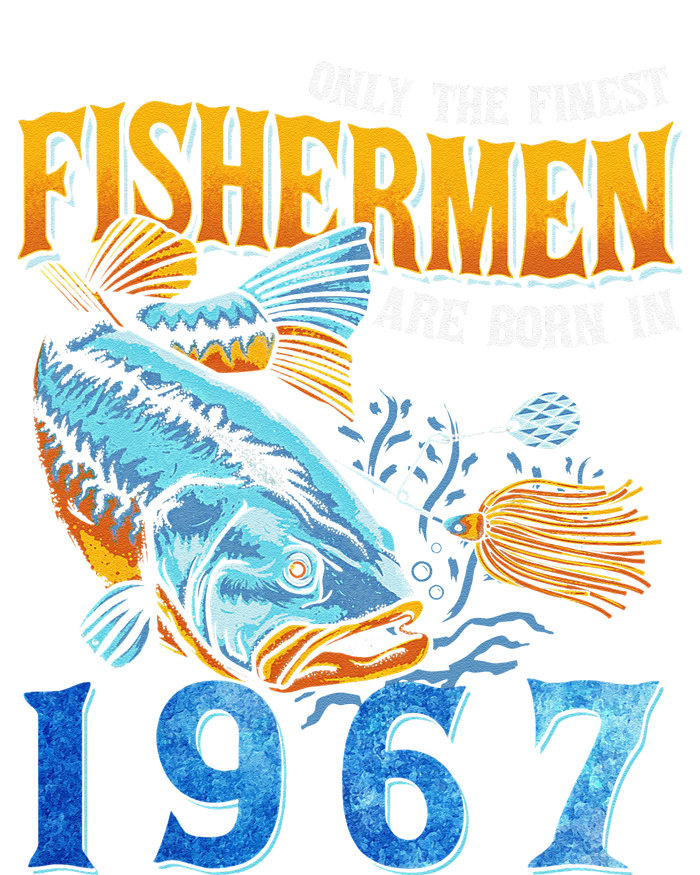 Retro Vintage Fisherman Are Born In 1967 Fishing Birthday PosiCharge RacerMesh Polo