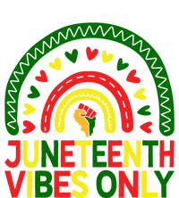 Juneteenth Vibes Only Rainbow African America Black Pride Funny Gift T-Shirt