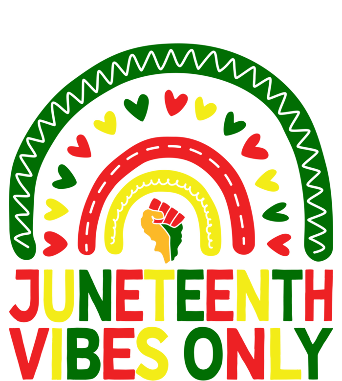 Juneteenth Vibes Only Rainbow African America Black Pride Funny Gift T-Shirt