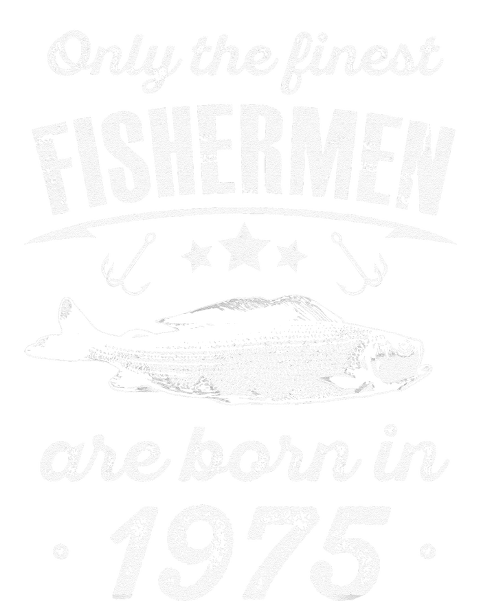 Only The Finest Fishermen Are Born In 1975 Birthday Fishing Sweatshirt Cinch Pack Bag