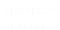 Im Not Drunk Im Infused Great Gift Valucap Bio-Washed Visor