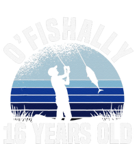 Ofishally 16 Years Old Fisherman 16th Birthday Fishing V-Neck T-Shirt