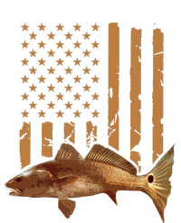 Redfish Fishing Red Drum Tailing Usa American Flag Fisherman T-Shirt