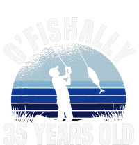 Ofishally 35 Years Old Fisherman 35th Birthday Fishing Tank Top