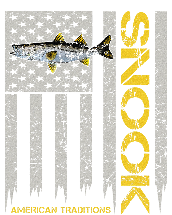 Snook Fisherman Vintage Style American Flag Snook Art Fish Performance Fleece Hoodie