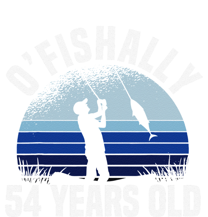 Ofishally 54 Years Old Fisherman 54th Birthday Fishing T-Shirt