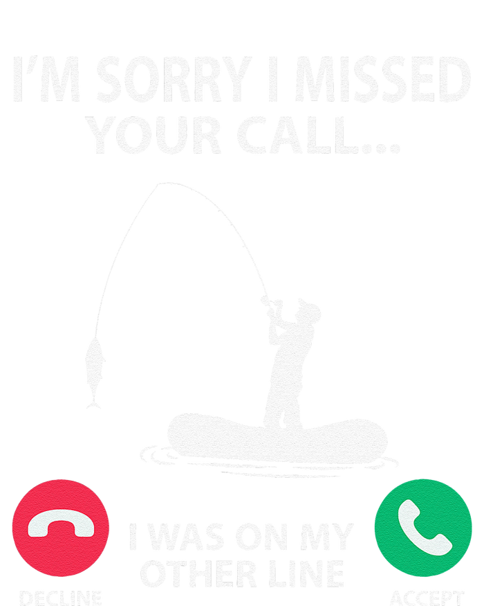 Sorry I Missed Your Call I Was On My Other Line Fishing Ladies PosiCharge Competitor Racerback Tank