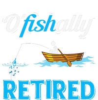 OFishally Retired Funny Fisherman Retirement Gift Women’s Perfect Tri Rocker Tank