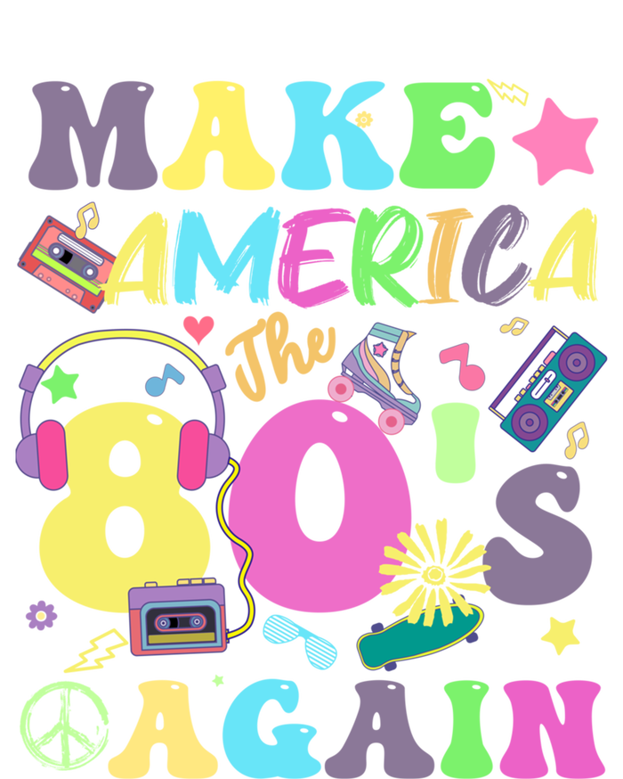 Make America The 80s Again Groovy Retro 80s Eighties Vibe Gift Magnet