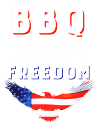 Bbq Beer Freedom 2020 Proud American Usa America Meaningful Gift Women's Tri-Blend 3/4-Sleeve Raglan Shirt