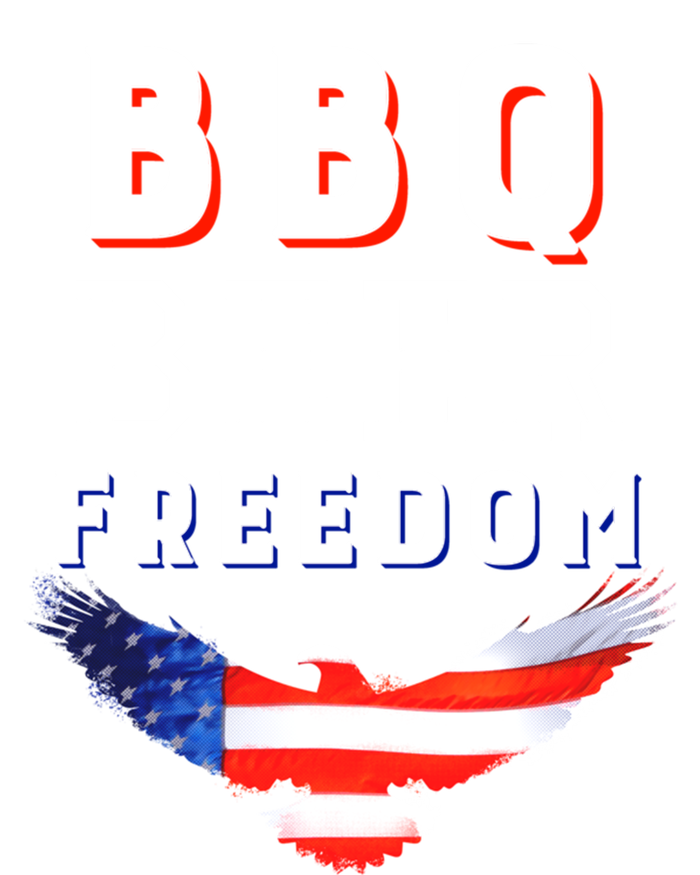 Bbq Beer Freedom 2020 Proud American Usa America Meaningful Gift Women's Tri-Blend 3/4-Sleeve Raglan Shirt