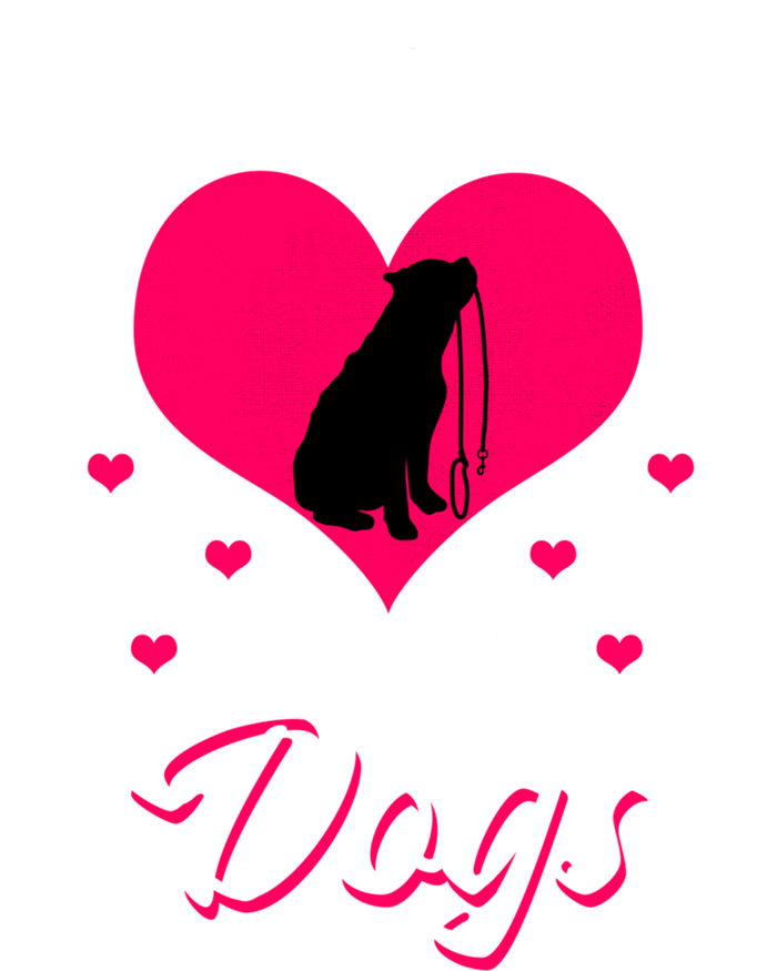 Just A Who Loves Dog Puppy American Pit Bull Terrier Funny Gift T-Shirt