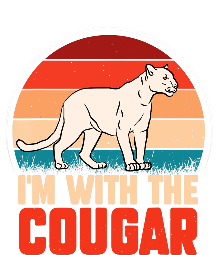 Funny animal graphic I'm with the cougar T-Shirt