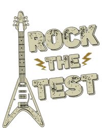 Rock The Test Guitar Teacher Test Day Testing Day Teacher T-Shirt