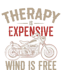 Motorcycle Therapy Funny V-Neck T-Shirt