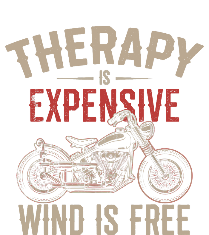 Motorcycle Therapy Funny V-Neck T-Shirt