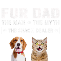 Fur Dad The Man The Myth Men Gift Funny Dog Cat Fathers Day T-Shirt