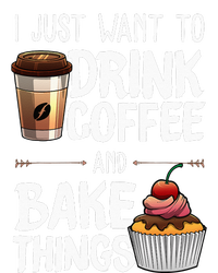 Funny Baking Gift For Men Women Baker Drinking Coffee Lover Women's T-Shirt