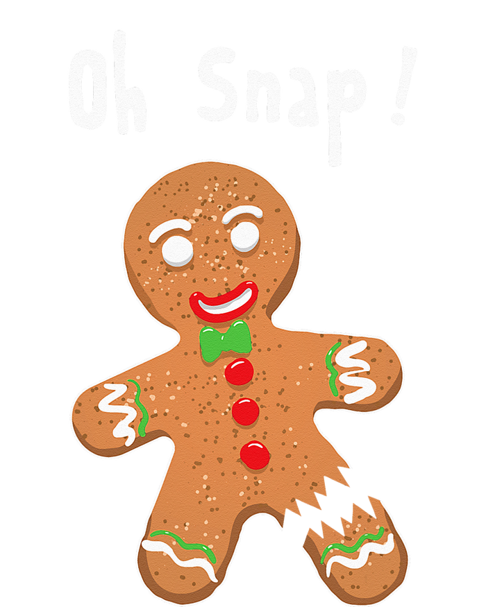 Gingerbread Man Oh Snap Christmas Cookie Costume Baking Team T-Shirt