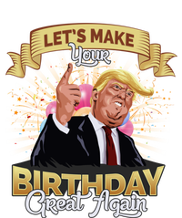 Let`s Make Your Birthday Great Again Donald Trump Meaningful Gift Zip Tote Bag