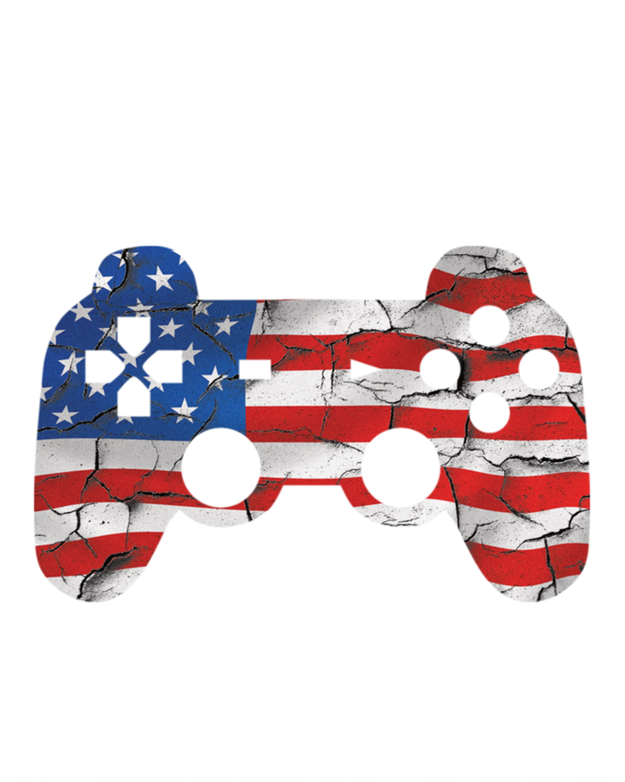 Leveled Up To Freedom Gamer 4th Of July Teens Funny Gift Toddler Sweatshirt