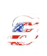 Life Liberty Pursuit Of Fish Fisher Usa Us Funny 4th Of July Meaningful Gift Canvas