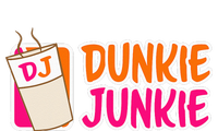 Donut And Coffee Lover Dunkie Junkie T-Shirt