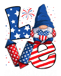 Lunch Lady Love 4th Of July Gnome Usa Patriotic Cool Gift T-Shirt