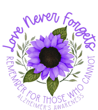 Alzheimer Awareness Tee For Men And Women Purple Sunflower Kids Long Sleeve Shirt