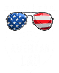 Patriotic Dad Beard Fathers Day All American Dad 4th Of July Gift T-Shirt