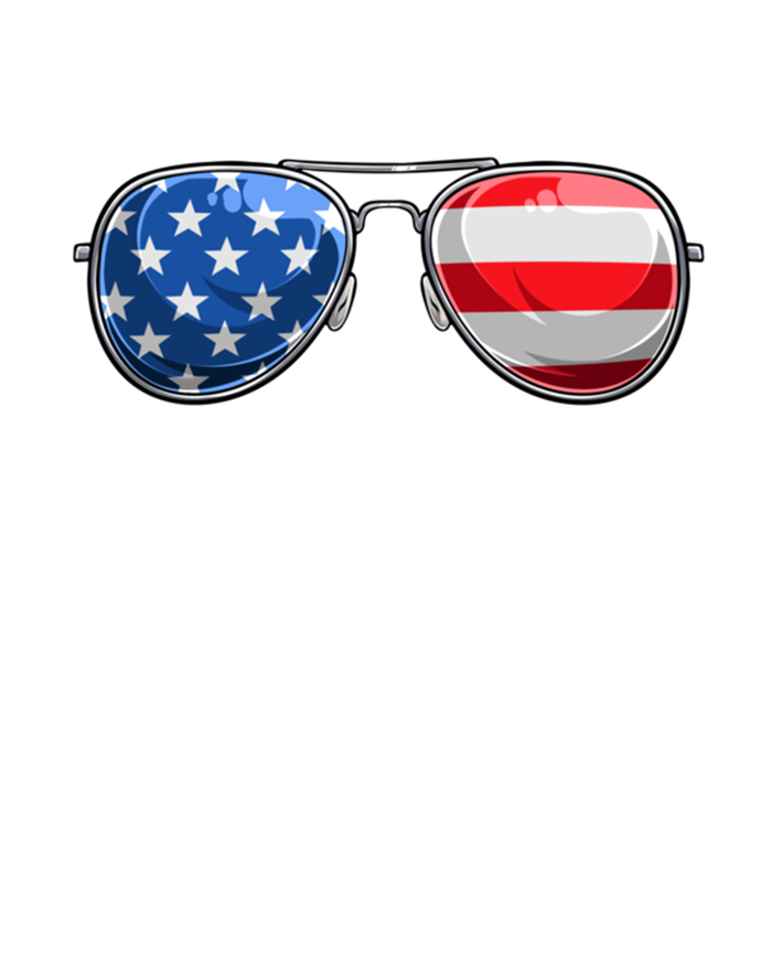 Patriotic Dad Beard Fathers Day All American Dad 4th Of July Gift T-Shirt