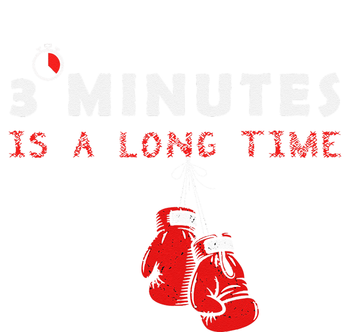 Boxing Coach Quote 3 Minutes Is A Long Time In Ring Boxer Women's Tri-Blend 3/4-Sleeve Raglan Shirt