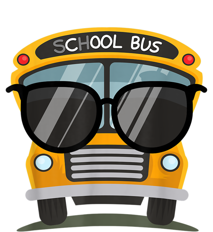 Cool Bus With Sunglasses School Bus Party T-Shirt