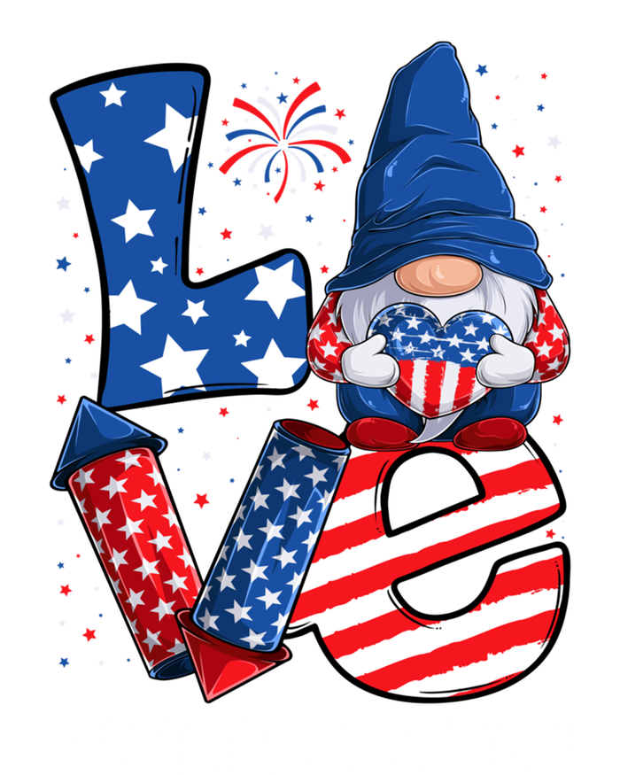 Pediatric Medical Assistant Love 4th Of July Gnome Usa Cute Gift Full Zip Hoodie