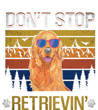 Dont Stop Retrieving Golden Retriever Mom Gift Tie-Dye Long Sleeve Shirt