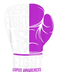 Her Fight Is My Fight SLE Lupus Awareness Purple Boxing Toddler T-Shirt