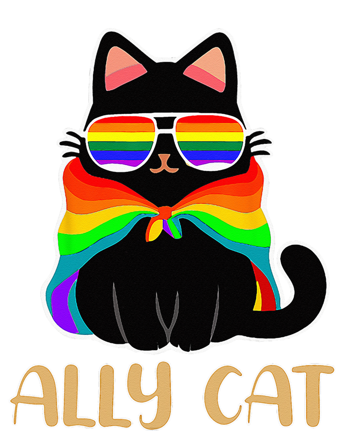 LGBT Ally Cat Be Kind Gay Rainbow Funny LGBTQ Gift Idea T-Shirt