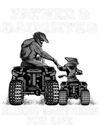 Quad Bike Father And Daughter Riding Partners ATV Full Zip Hoodie