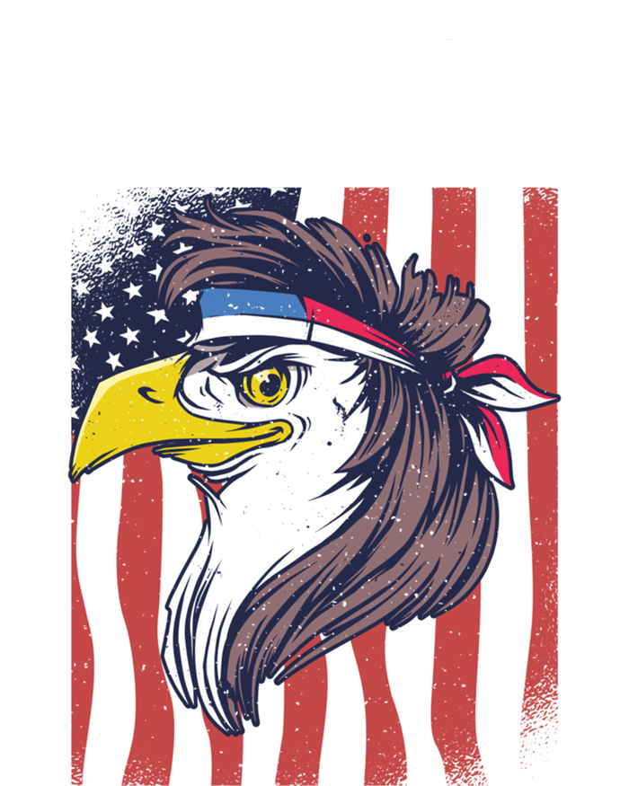 Merica Eagle Mullets 80s Hairstyle Pride Gift T-Shirt