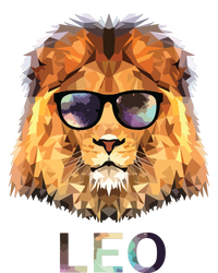 Leo Zodiac Lion With Cool Sunglasses Birthday Poster