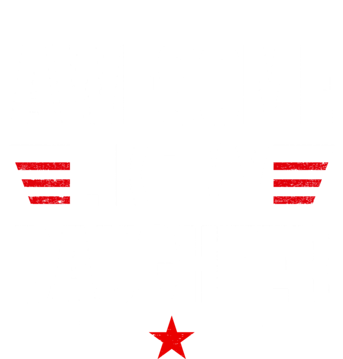 Awesome Like My Daughters Fathers Day Funny Family Humor Kids Hoodie