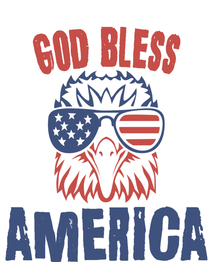 God Bless America American Flag Patriotic Eagle Gift Cute Gift T-Shirt