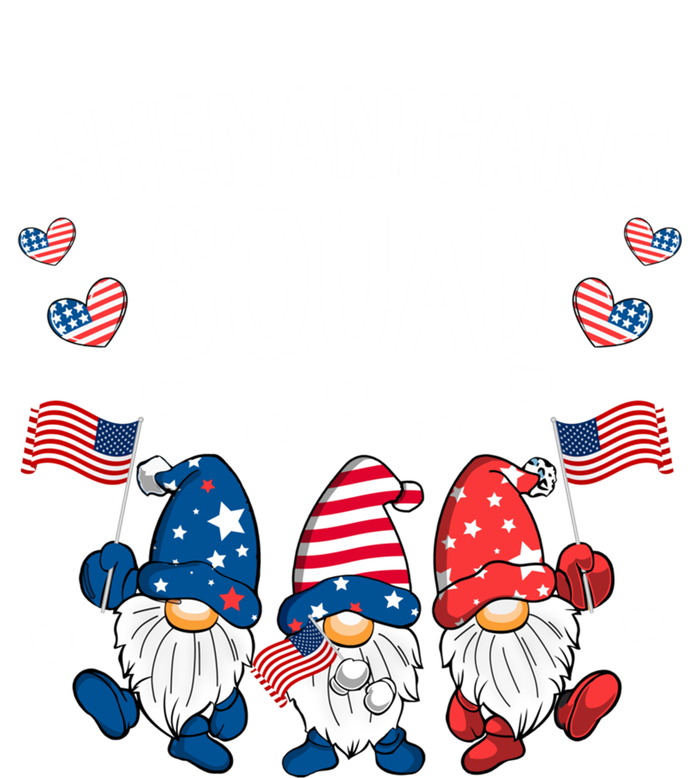 Shenanigans Squad 4th Of July Gnome Patriotic Funny Gift Tall Long Sleeve T-Shirt