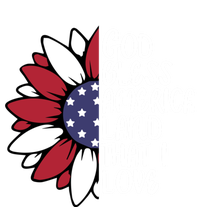 God Bless America Land That I Love Sunflower God Bless Usa Gift T-Shirt