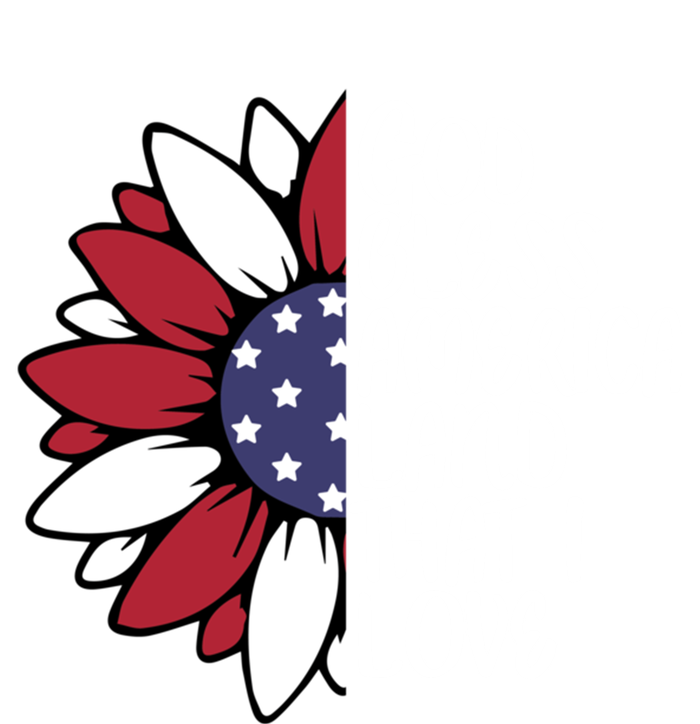 God Bless America Land That I Love Sunflower God Bless Usa Gift T-Shirt