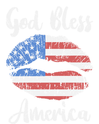 American Flag Lips God Bless America Gift Doggie Tank