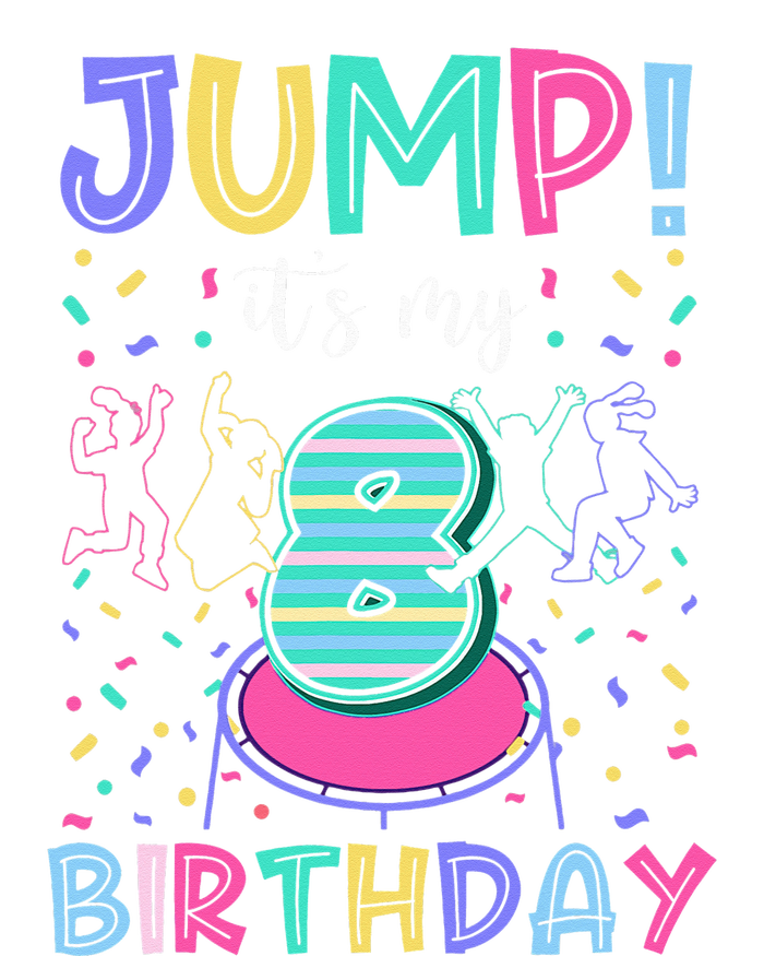 Jump It's My 8th Birthday Jumper 8 Years Old Jumping Lover Doggie Tank