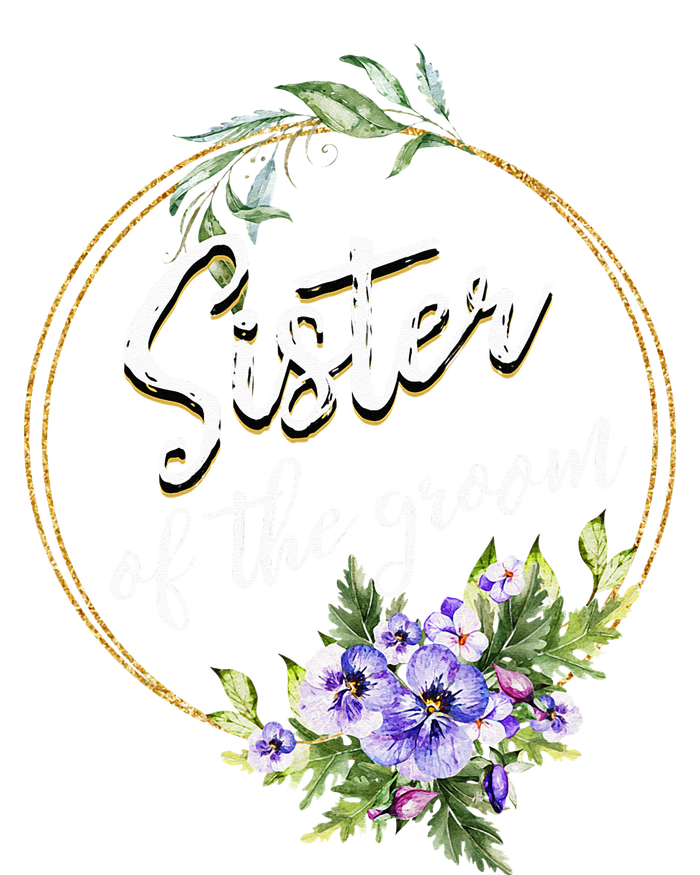 Sister Of The Groom Wedding Bachelor Party Sister Matching Ladies Long Sleeve Shirt